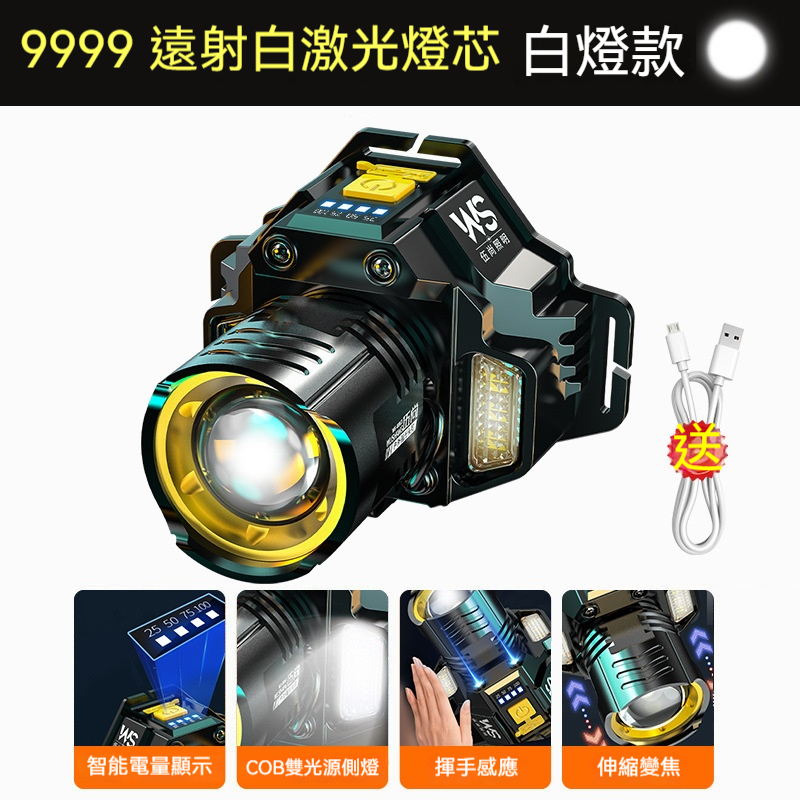 夜釣感應頭燈